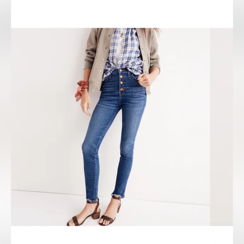 Madewell High Rise Skinny Jeans